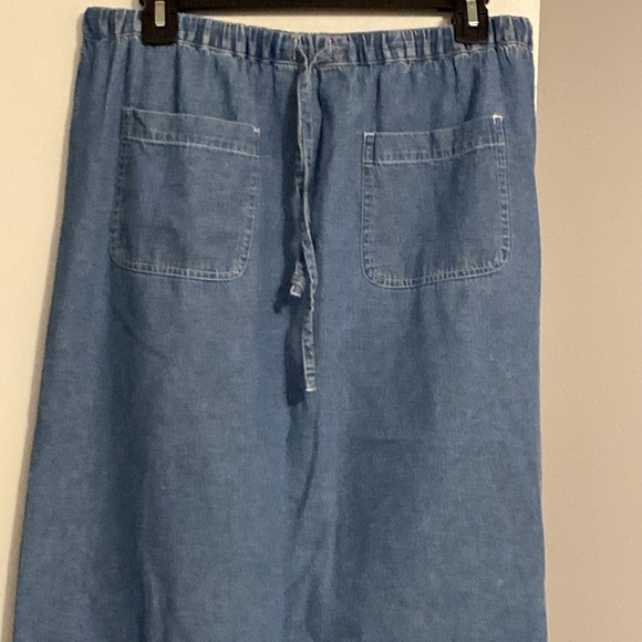 Bechamel Women’s Denim Drawstring Skirt - Picture 2 of 7